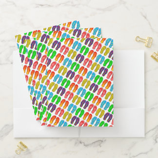 Flip Flops Pocket Folder