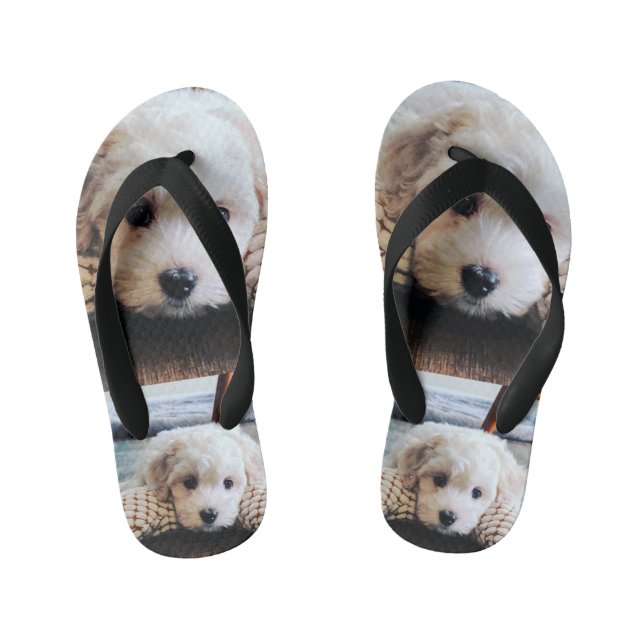Flip Flops Puppy Design (Footbed)