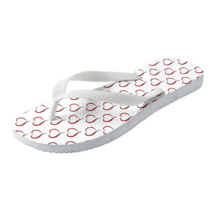 Flip Flops/Red Hearts Flip Flops