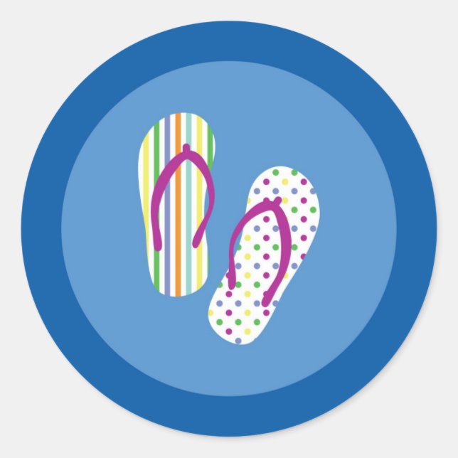 Flip Flops Seal Sticker (Front)