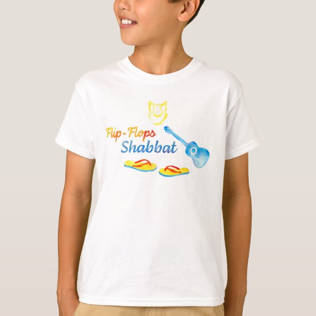Flip-Flops Shabbat T-Shirt (Front)