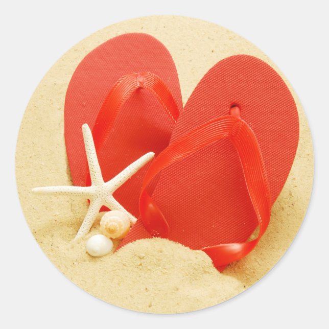 Flip-Flops Sticker (Front)