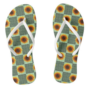 Flip Flops Sunflower