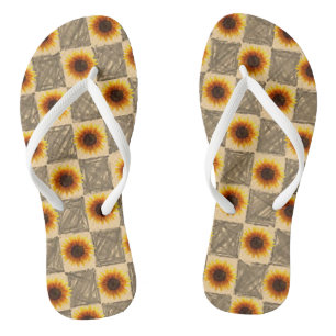 Flip Flops Sunflower
