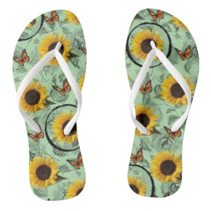 Flip Flops Sunflower