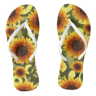 Flip Flops Sunflower
