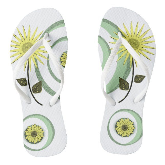 Flip Flops Sunflower (Footbed)