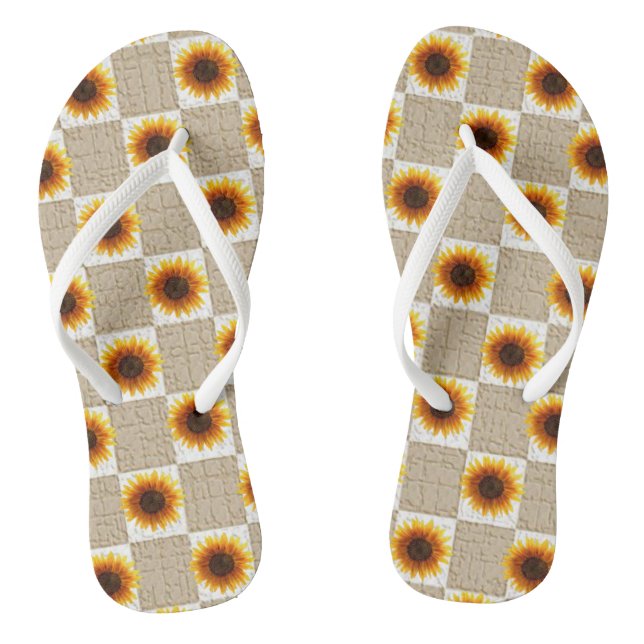Flip Flops Sunflower (Footbed)