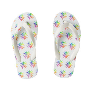 Flip Flops - Tiled Color Wheel
