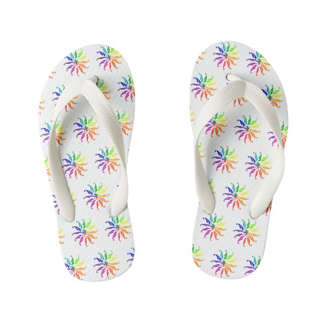 Flip Flops - Tiled Color Wheel (Footbed)