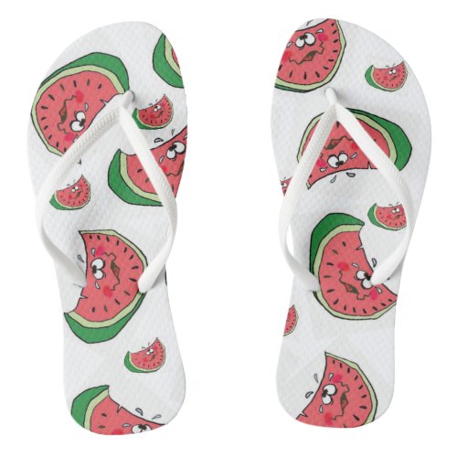 Flip Flops Watermelon Fruit Fun Summer