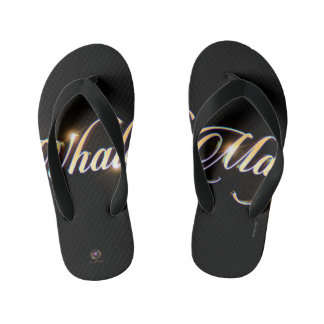 Flip Flops Whale Magic Black