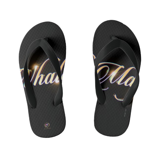 Flip Flops Whale Magic Black (Footbed)