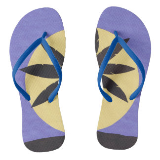 Flip-flops with a Palm Design Flip Flops