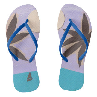Flip-flops with a Palm Design Flip Flops