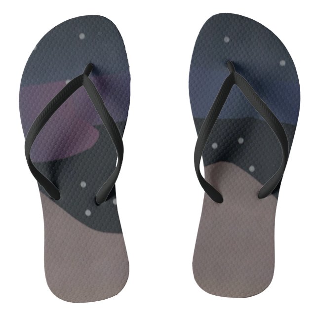 Flip-flops with a Starry Sky Flip Flops (Footbed)
