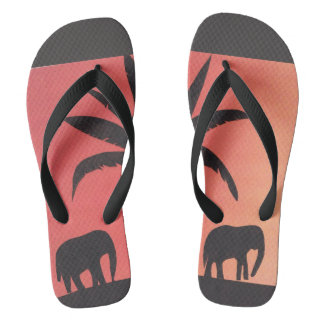 Flip-flops with Elephant Design Flip Flops