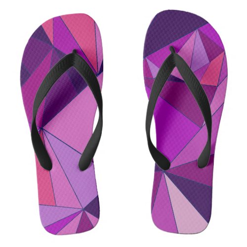 Flip Flops With Geometric Design 