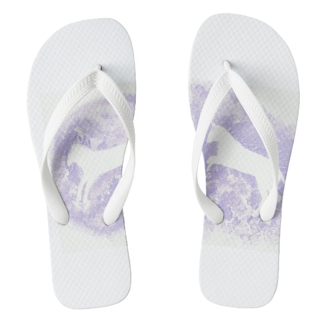 Flip-flops with Horse Design Flip Flops (Footbed)