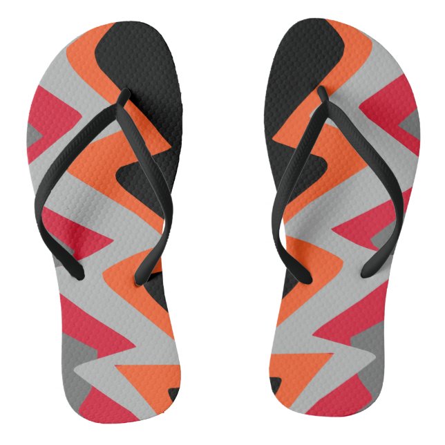 Flip flops with zigzag pattern (Footbed)