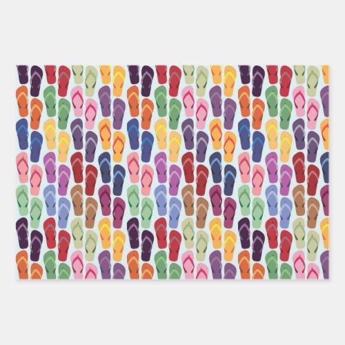 Flip Flops _ Wrapping Paper Sheets