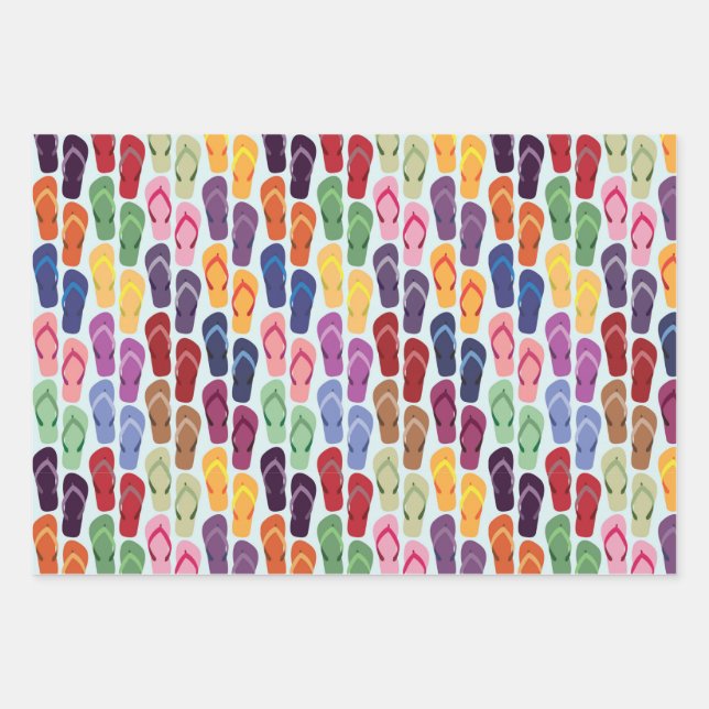Flip Flops - Wrapping Paper Sheets (Front)