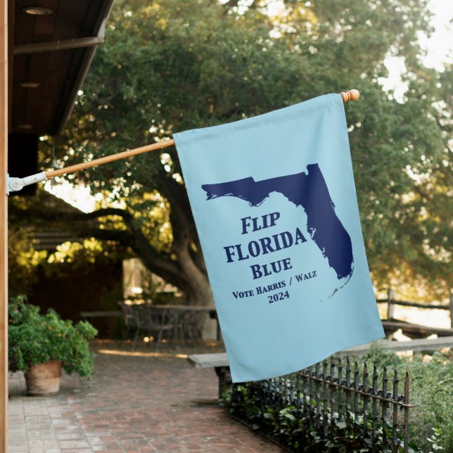 Flip Florida Blue in 2024 House Flag (In SItu)