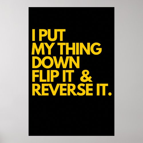 Flip It Reverse It  Poster