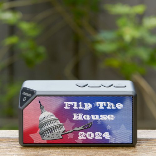 Flip The House Vote Blue 2024 Bluetooth Speaker