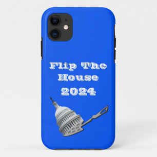 Flip The House Vote Blue 2024 iPhone 11 Case