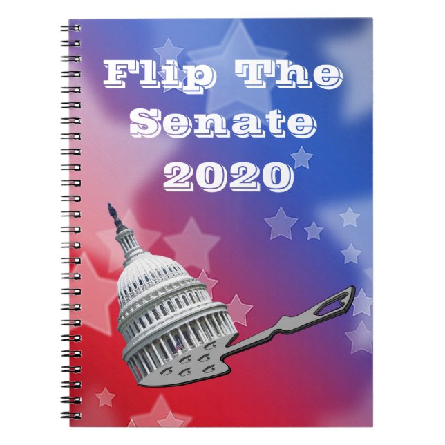 Flip The Senate Vote 2020 Notebook (Front)