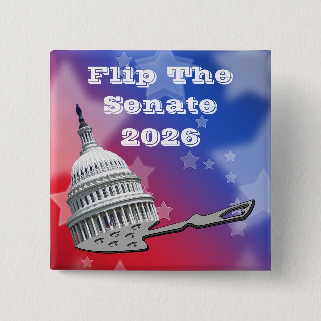 Flip The Senate Vote 2026 Button (Front)