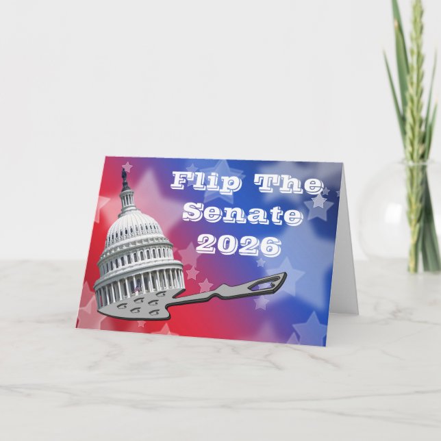 Flip The Senate Vote 2026 Card (Front)