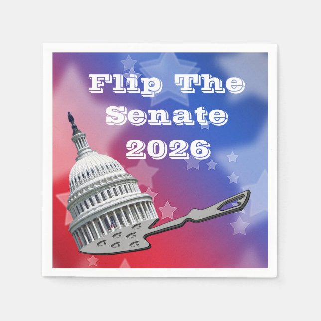 Flip The Senate Vote 2026 Napkins (Front)