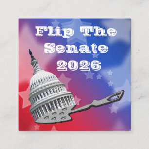 Flip The Senate Vote 2026 Square Business Card