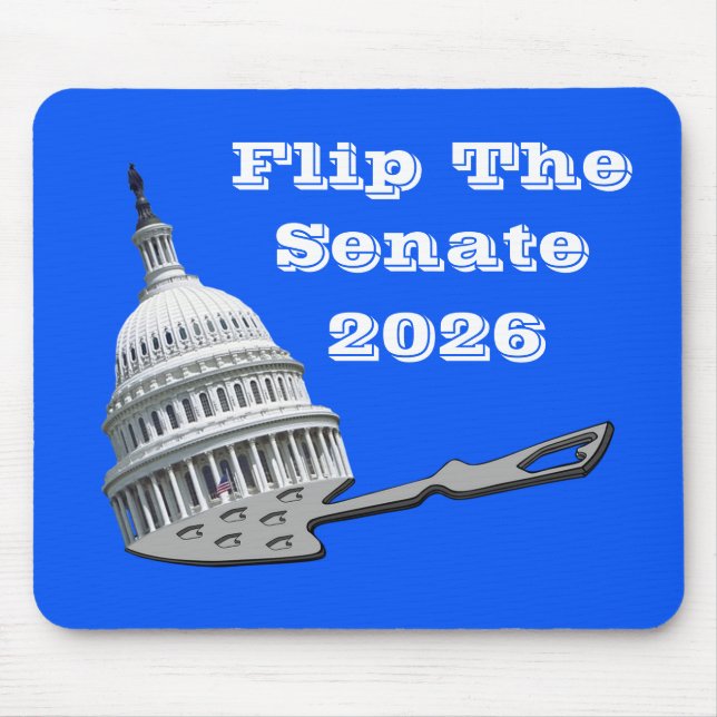 Flip The Senate Vote Blue 2026 Mouse Pad (Front)