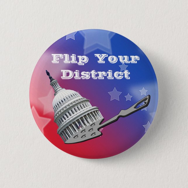 Flip Your District Vote 2026 Button (Front)