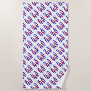 Flipflops Beach Towel