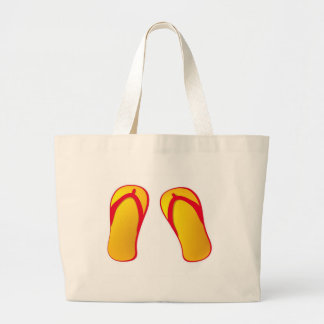 flipflops large tote bag