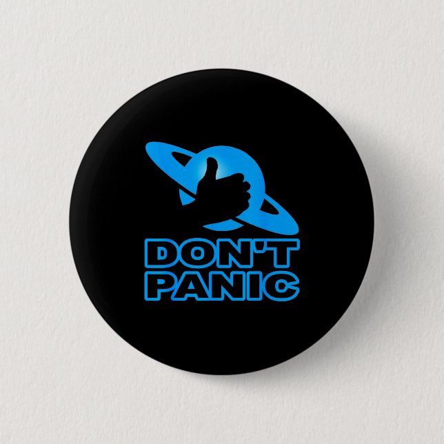 Flipn Sweet Don't Panic  Button (Front)