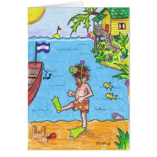 Flippers and fins cards (Front)
