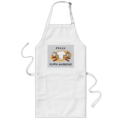 Flippin Awesome Personalized Long Apron