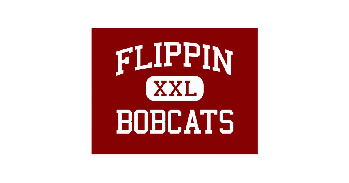 Flippin Bobcats High School Flippin Arkansas Postcard