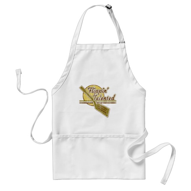 Flippin' Talented Adult Apron (Front)