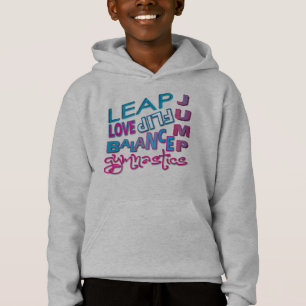 Flipping Girls Gymnastics Apparel Hoodie