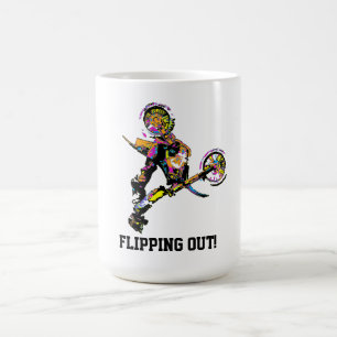 Flipping Out! - Freestyle Motocross Stunt Coffee Mug