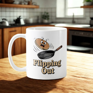 Flipping Out Kitchen Chaos Mood Coffee Mug