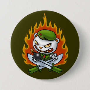 Flippy Flame Tattoo Button