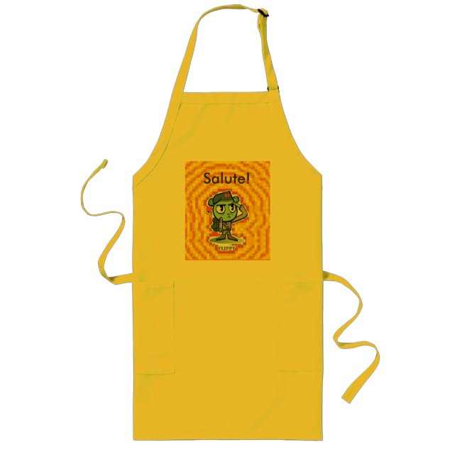 Flippy, Salute! Long Apron (Front)