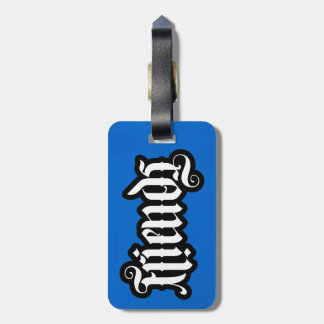 FlipScript Ambigram Luggage Tag